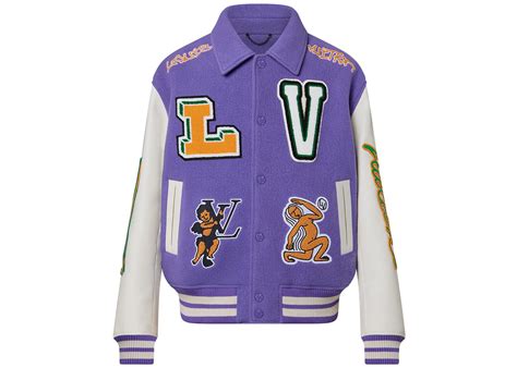 louis vuitton leather patch|Louis Vuitton varsity jacket.